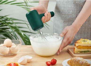 Electric Blender with double stirring (Color: green)