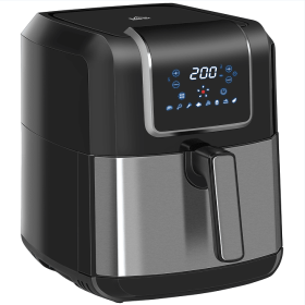 W2225141034  6.9qt Air fryer 85% less oil or low fat cooking 1700W electric oven 400F split oil filter 360° air circulation timing and non-stick pan (W2225141034: W2225142051)
