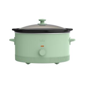 6 Qt Slow Cooker (Color: Seaglass)