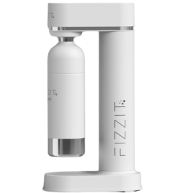 FIZZIT™ Spärklï Carbonated Water Soda Maker with Stainless Steel Bottle – Eco-Friendly, Dishwasher Bottles - Sparkling Water Maker (C02 Cylinder: nan, Color: White)